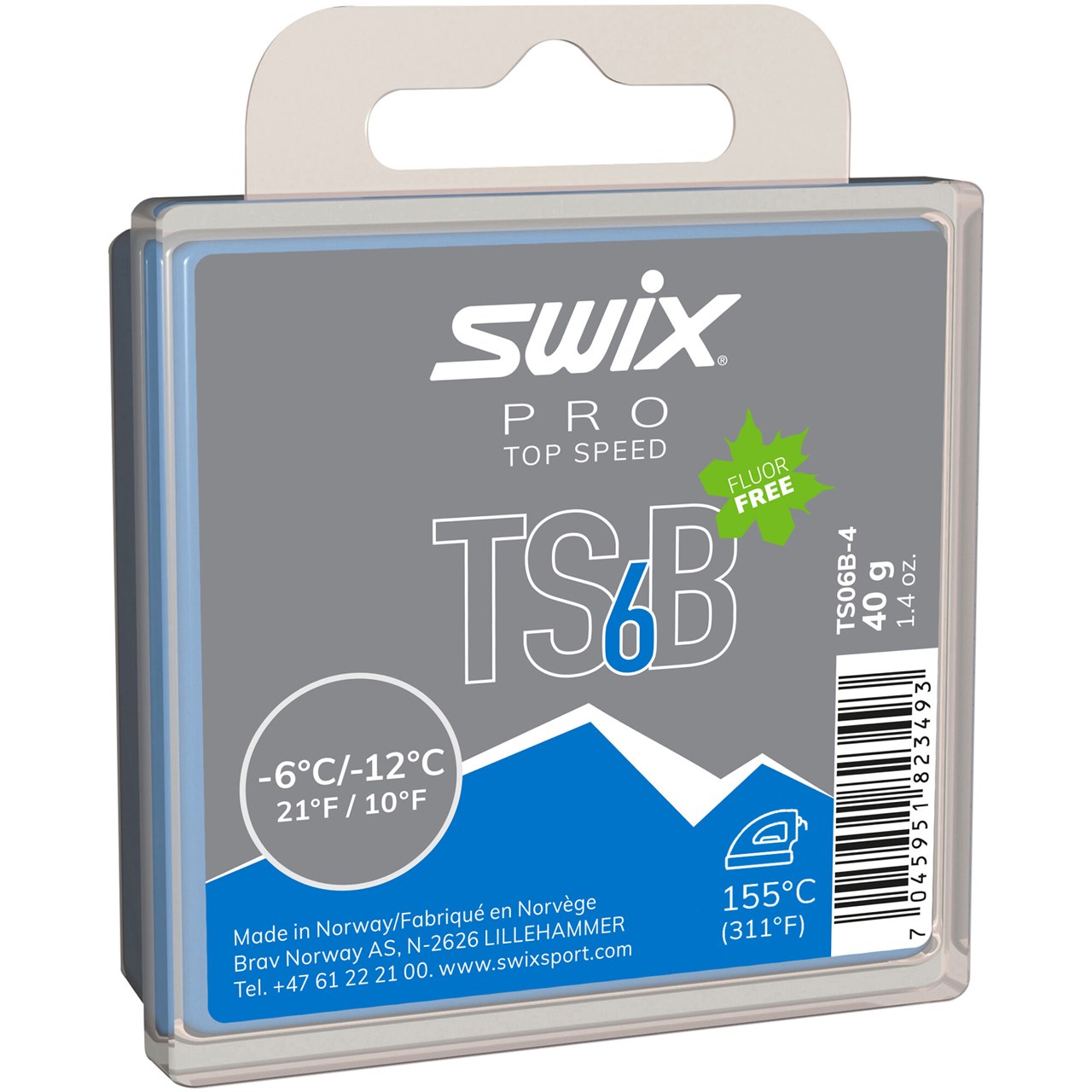 SWIX TS6B BLACK 40G