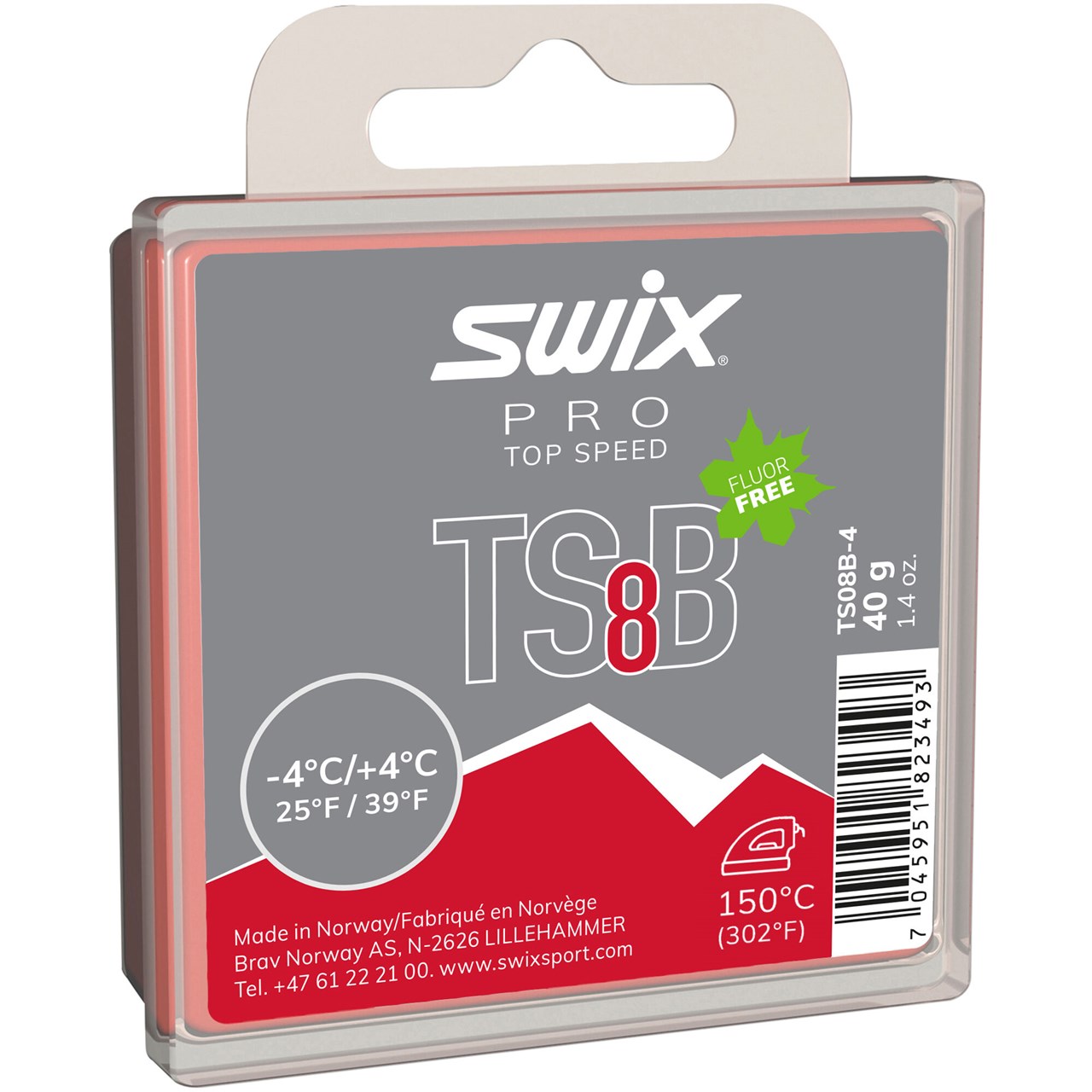 SWIX TS8B BLACK 40G