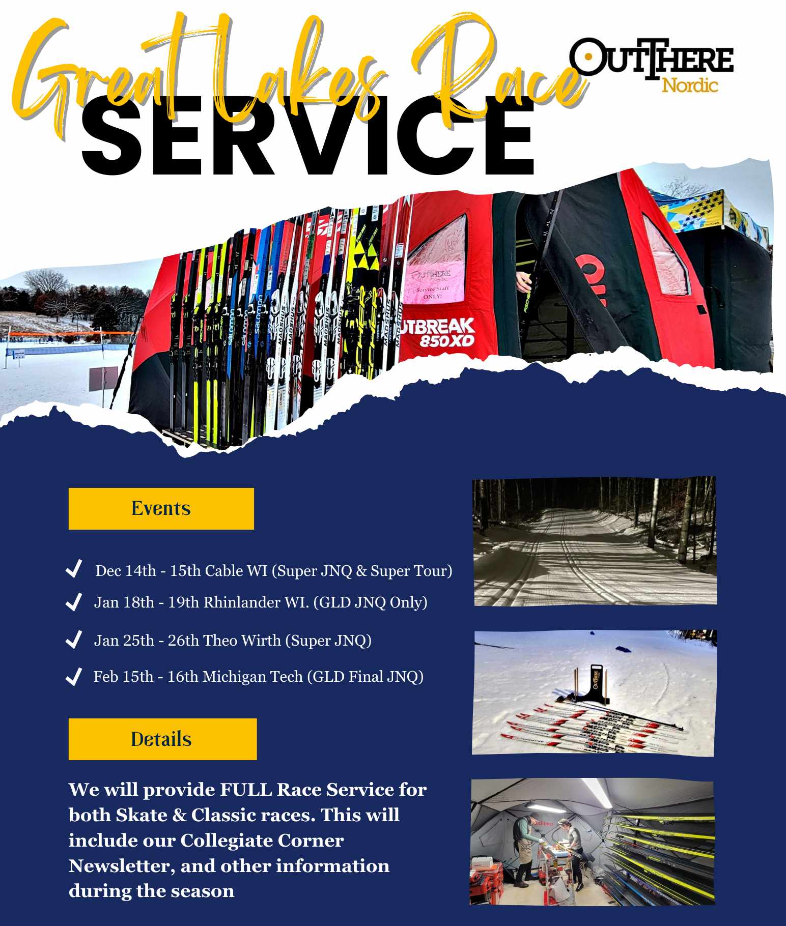 NORDIC SERVICE - GREAT LAKES JNQ (FULL SEASON)