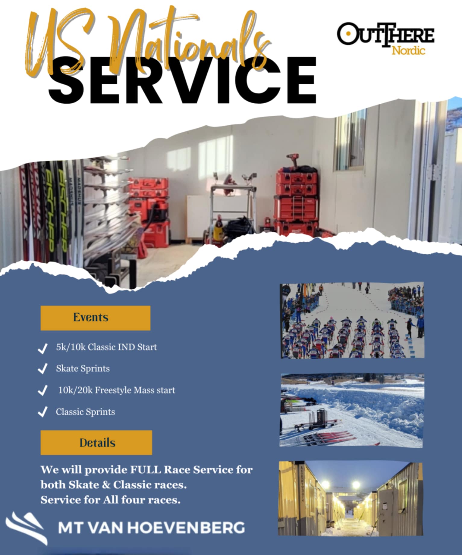 NORDIC SERVICE - US NATIONALS - BY THE DAY