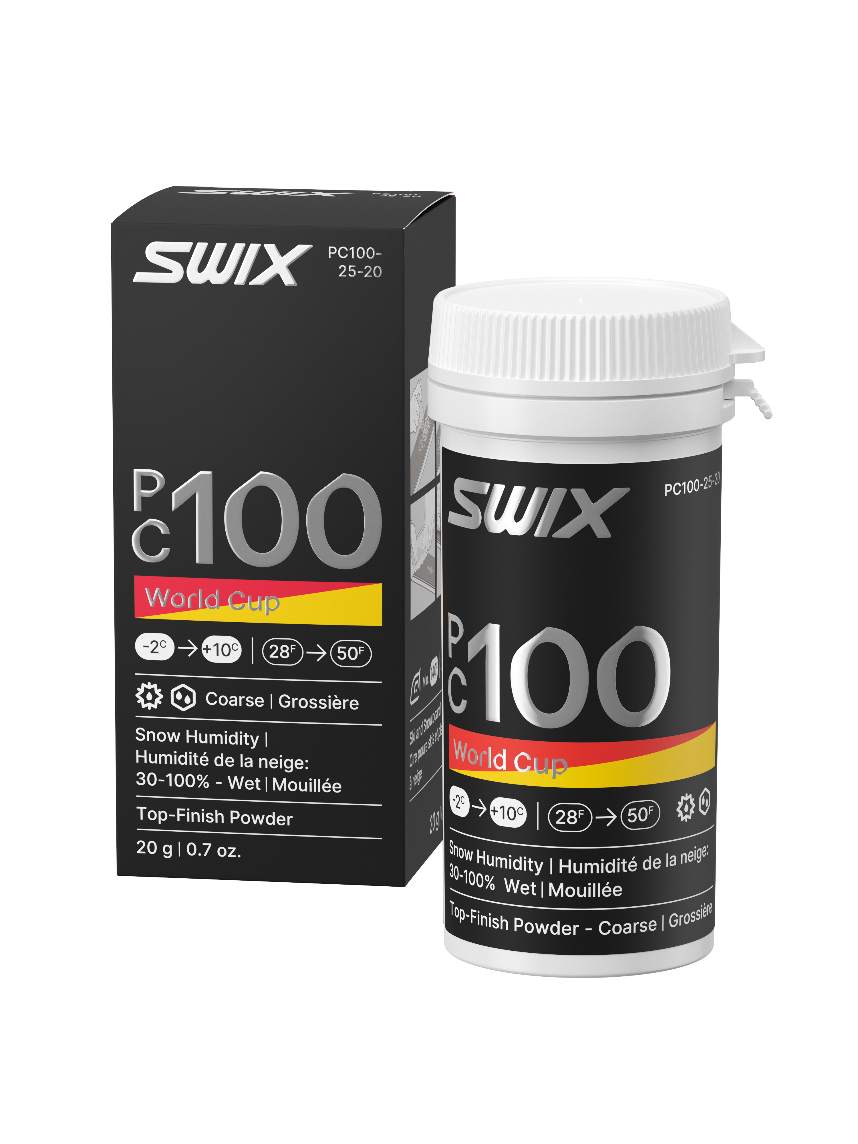 SWIX PC100 WC POWDER COARSE WET 20G