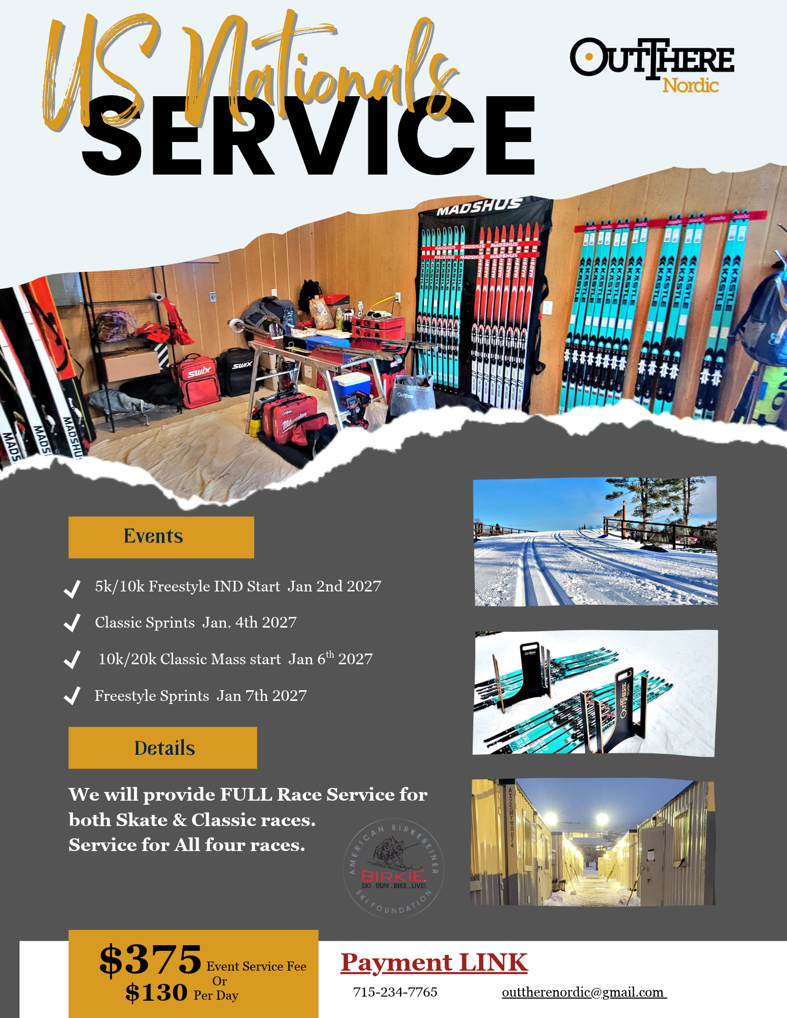 NORDIC SERVICE - US NATIONALS - FULL EVENT